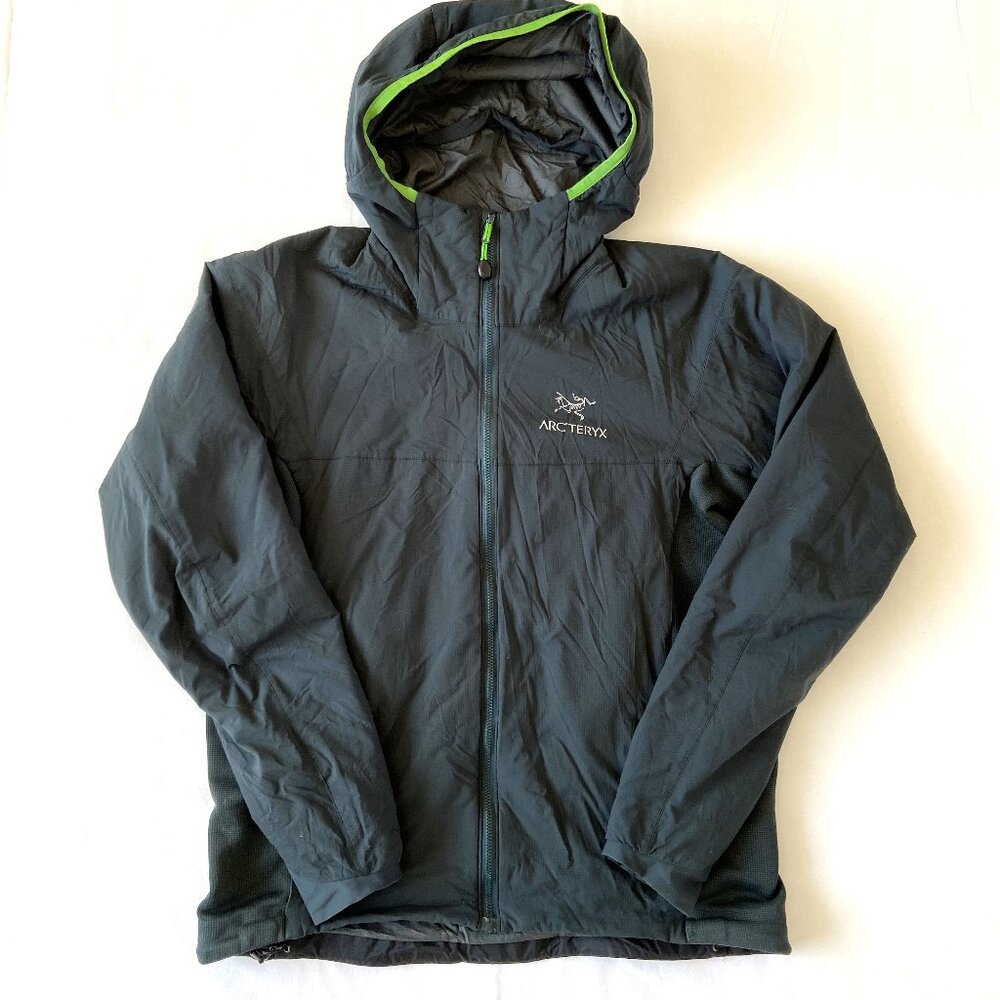 Arc'Teryx Atom LT Hoody Full Zip Men's Jacket Size Medium M Black Green